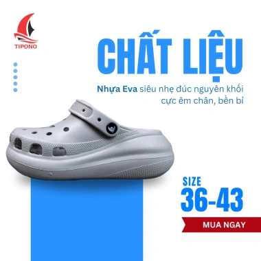 Dẹ́p sức nữ Tipono EVA cao cấp - Đế cao Lm15 giảm giá 18% chỉ 84.100₫ 4 Dẹ́p sức nữ Tipono EVA cao cấp - Đế cao Lm15 giảm giá 18% chỉ 84.100₫ 4