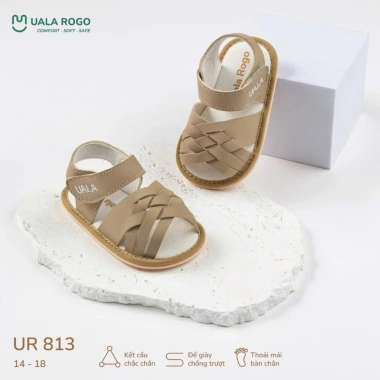 Dép Tập Đi Chống Trơn Trượt Uala cho Bé Đệm êm, bảo vệ, giá ưu đãi 165k 2