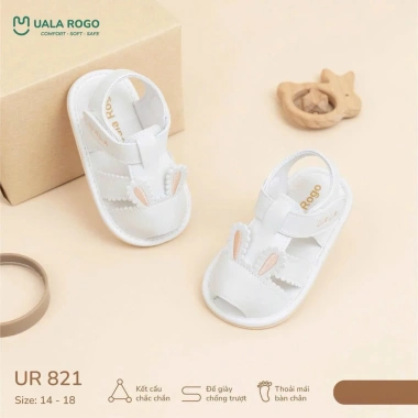 Dép Tập Đi Chống Trơn Trượt Uala cho Bé Đệm êm, bảo vệ, giá ưu đãi 165k 6