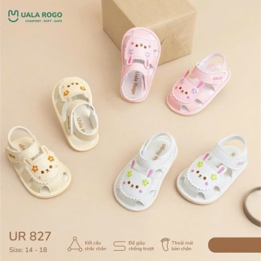 Dép Tập Đi Chống Trơn Trượt Uala cho Bé Đệm êm, bảo vệ, giá ưu đãi 165k 7