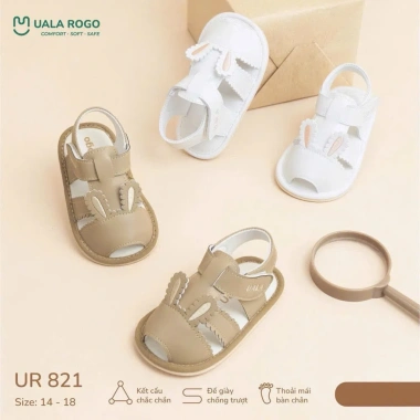 Dép Tập Đi Mùa Hè Uala Rogo cho Bé – Đế Cao Su Êm, Thoải Mái, Giá 165k 7