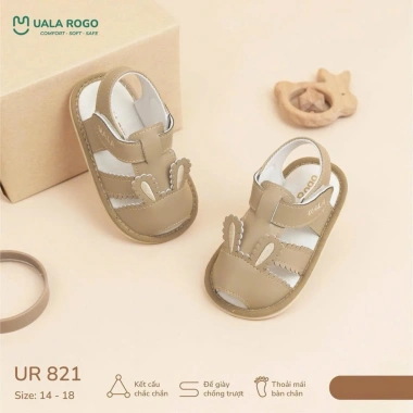 Dép Tập Đi Mùa Hè Uala Rogo cho Bé – Đế Cao Su Êm, Thoải Mái, Giá 165k 8