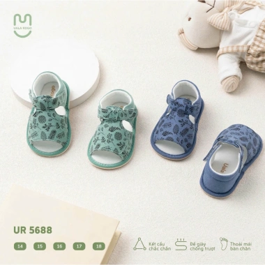 Dép tập đi Uala cho bé - Siêu nhẹ, thoáng mát, hỗ trợ bước đầu, giá chỉ 165k