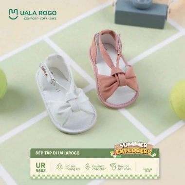 Dép tập đi Uala cho bé - Siêu nhẹ, thoáng mát, hỗ trợ bước đầu, giá chỉ 165k