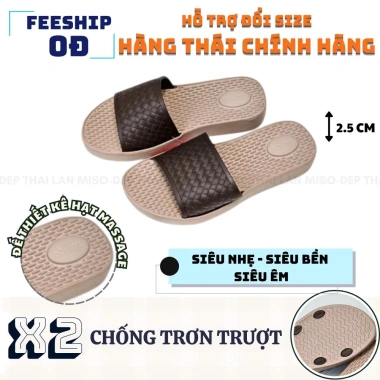 Dép Thái Lan Nữ Quai Ngang Monobo 25.1 Hạt Massage Chính Hãng Giá 125k Giảm