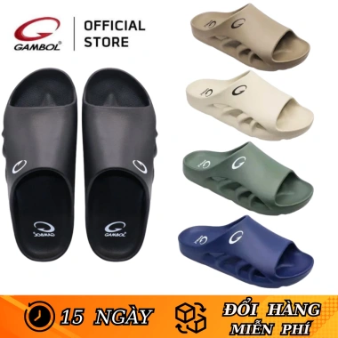 Dép Thái Lan Quai Ngang Nam Nữ GAMBOL 42.207 Cao Su Non Chính Hãng Đế Bằng 145k