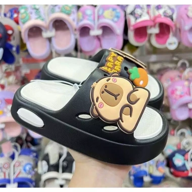 Dép trẻ em hình Capybara dễ thương, êm ái, chống trượt - Giá ưu đãi 95.000₫ 2