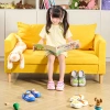 Dép trẻ em Mario màu hồng Bunny, đế EVA mềm siêu nhẹ, giày súc cho bé 5