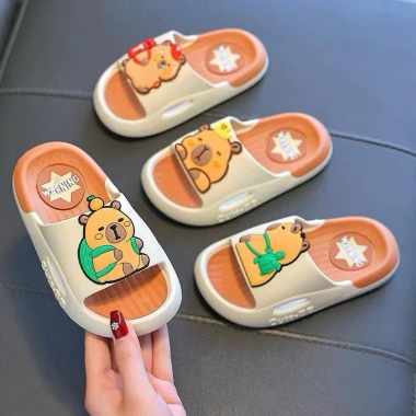 Dẹ́p trẻ em quai ngang EVA mềm hình gấu dễ thương, phù hợp 2‑8 tuổi, chỉ 49.000 VNĐ