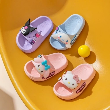 Dép trong nhà Hello Kitty cho bé gái - Chống trượt, mát nhẹ, giảm 18% - LeTong