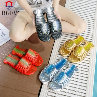 Dép trượt tôm hùm RGFV - Đôi thoải mái, dày chống trượt, khô nhanh, không thấm nước, giá ưu đãi 144k