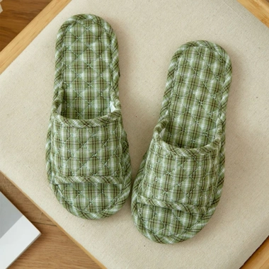 Dép vải đi trong nhà đôi nam nữ, độn bông êm xinh Hàng Quảng Châu loại 1, giá 65k 6