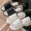 Dép Vải Lanh Văn Phòng Đi Trong Nhà Họa Tiết Kẻ Xước Luxury Cá Tính 2.025 4 Màu Giá 68.000 VND 5