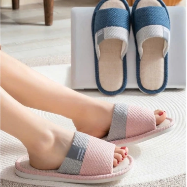Dép vải siêu bền cho nam nữ - Đẹp dễ thương, 5 màu, đế chống trơn trượt, cao cấp, giảm còn 49k