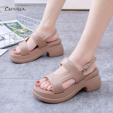 Dép Wedge CAPUBEW Roman Nữ Bãi Biển Thanh Lịch - Giá 104.000đ Giảm 30% 8