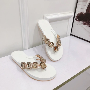 Dép xỏ ngón quai đá đế bệt nhẹ êm, cực xinh - Chi Chanh Store G100 210k