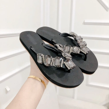 Dép xỏ ngón quai đá đế bệt nhẹ êm, cực xinh - Chi Chanh Store G100 210k