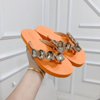 Dép xỏ ngón quai đá đế bệt nhẹ êm, cực xinh - Chi Chanh Store G100 210k