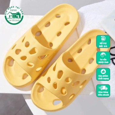 Dép xốp lỗ chống trơn hình ô vuông cho nhà tắm, văn phòng, khách sạn - nhẹ, tiện lợi, 35.000₫ 3 Dép xốp lỗ chống trơn hình ô vuông cho nhà tắm, văn phòng, khách sạn - nhẹ, tiện lợi, 35.000₫ 3
