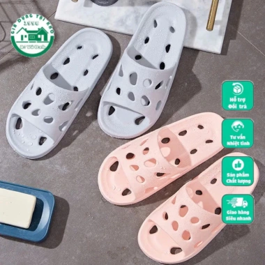 Dép xốp lỗ chống trơn hình ô vuông cho nhà tắm, văn phòng, khách sạn - nhẹ, tiện lợi, 35.000₫ 5 Dép xốp lỗ chống trơn hình ô vuông cho nhà tắm, văn phòng, khách sạn - nhẹ, tiện lợi, 35.000₫ 5