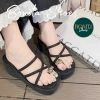 Dép xuồng NS2 xỏ khóa Mi U ánh BEO, quai mảnh mút mềm, cao 7cm - Giá 209.000đ 3