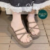 Dép xuồng NS2 xỏ khóa Mi U ánh BEO, quai mảnh mút mềm, cao 7cm - Giá 209.000đ 9