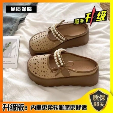Dépp bệt 3-5cm mũi bọc cao su, gót trung PU - Siêu nhẹ, thoải mái, giá chỉ 379k 10