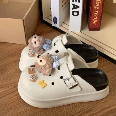 Dépp Sục Nữ Ngày Tết - Charm Sticker Gấu Bông Dễ Thương, Thời Trang, 219k 5