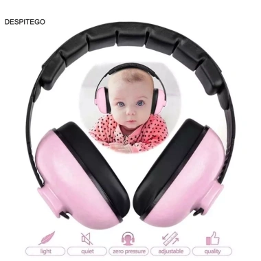 DESPITEGO Ear Muffs trẻ em – Đệm mềm điều chỉnh, chống ồn, nhẹ, an toàn, bảo vệ tai