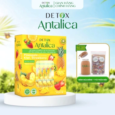 Detox Dứa Thơm Antalica 20 Gói – Bổ Glutathione, Vitamin C, Giá 55.000₫ 6