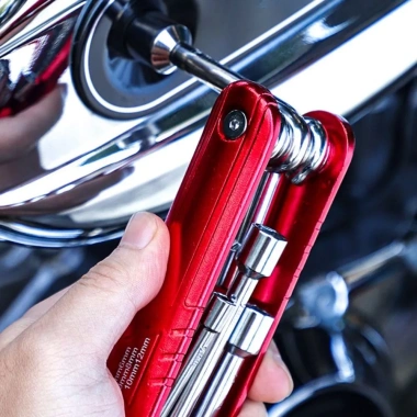Di Động 6 Inch Gấp Ổ Cắm Cờ Lê Combo Bộ Dụng Cụ Gia Đình Đa Năng Thép Crom-Vanadi Cho Ngoài Trời Giá 50.000₫ 9