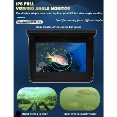 Di Động Cá Độ Sâu Finder 1.080P 4.3 inch LCD - Camera 220 độ, Tầm Nhìn Ban Đêm 0.6-500m, Giá Ưu Đãi 698.900₫