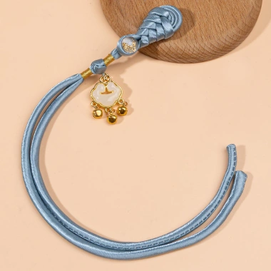Di Sản Sườn Xám - Khóa Dệt Tay, Cuộn Dây Pipa Đuôi Dài, Bím Vải, Hanfu A611.11 4 Di Sản Sườn Xám - Khóa Dệt Tay, Cuộn Dây Pipa Đuôi Dài, Bím Vải, Hanfu A611.11 4