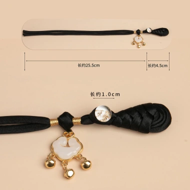 Di Sản Sườn Xám - Khóa Dệt Tay, Cuộn Dây Pipa Đuôi Dài, Bím Vải, Hanfu A611.11 9 Di Sản Sườn Xám - Khóa Dệt Tay, Cuộn Dây Pipa Đuôi Dài, Bím Vải, Hanfu A611.11 9