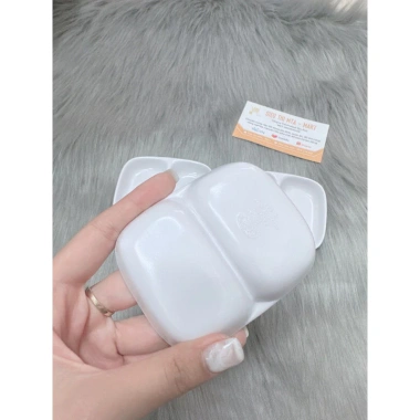Dĩa 2 Ngăn Fataco C101 Nhựa Melamine Dày Dặn Màu Trắng - Dĩa Muối Tiêu, 15.000 VND