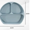 Đĩa ăn dặm 3 ngăn Silicon chống trượt - An toàn, tiện lợi, giá chỉ 49.000₫ 6