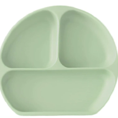 Đĩa ăn dặm 3 ngăn Silicon chống trượt - An toàn, tiện lợi, giá chỉ 49.000₫ 10