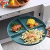 Đĩa ba lưới Tây cho salad & trái cây – Đĩa ăn kiêng, chia rơm lúa mì, giá 34.1k 6
