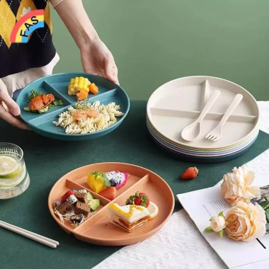 Đĩa ba lưới Tây cho salad & trái cây – Đĩa ăn kiêng, chia rơm lúa mì, giá 34.1k 8 Đĩa ba lưới Tây cho salad & trái cây – Đĩa ăn kiêng, chia rơm lúa mì, giá 34.1k 8