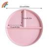 Đĩa ba lưới Tây cho salad & trái cây – Đĩa ăn kiêng, chia rơm lúa mì, giá 34.1k 9
