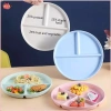 Đĩa Ba Lưới Tây - Salad Trái Cây, Chia Rơm Lúa Mì, Khay Đựng Thực Phẩm 35.500 VND 5