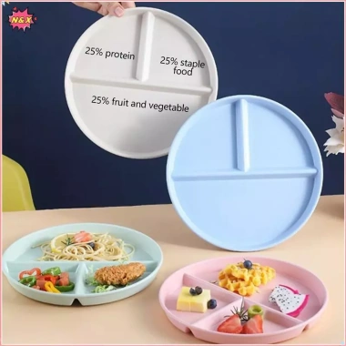 Đĩa Ba Lưới Tây - Salad Trái Cây, Chia Rơm Lúa Mì, Khay Đựng Thực Phẩm 35.500 VND