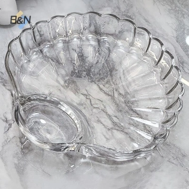Đĩa Bánh Bao Trong Suốt B&N - Đĩa Giấm đa năng cho sushi, bữa sáng, trái cây khô, ăn nhẹ