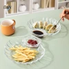 Đĩa Bánh Bao Trong Suốt B&N - Đĩa Giấm đa năng cho sushi, bữa sáng, trái cây khô, ăn nhẹ 7