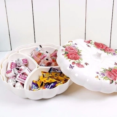 Đĩa Bí Ngô Châu Âu - Kẹo Tết Nguyên Đán, Dưa Hạt Ăn Nhẹ, Hộp Lưới Nhựa 369k 6