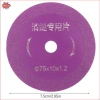 Đĩa cắt N X 75mm cưa thủy tinh ngọc pha lê, bánh xe đặc biệt cho gạch men, máy mài góc, giá 89.210₫ 9