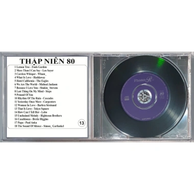 Đĩa CD 13 Thập Niên 80 chất lượng cao, giá 25.000đ - âm thanh sống động, bền bỉ 2