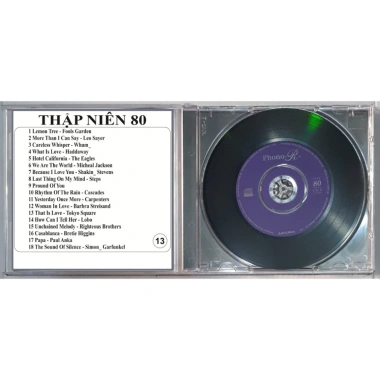 Đĩa CD 13 Thập Niên 80 chất lượng cao, giá 25.000đ - âm thanh sống động, bền bỉ 9