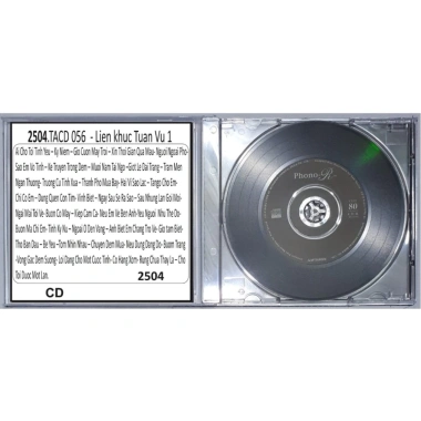 Đĩa CD 2.504.TACD056 - Liên Khúc Tuấn Vũ 1, chất lượng cao, giá chỉ 25.000₫