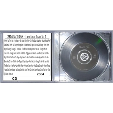Đĩa CD 2.504.TACD056 - Liên Khúc Tuấn Vũ 1, chất lượng cao, giá chỉ 25.000₫